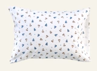 Autumn Hats örngott i flanell multi/blå