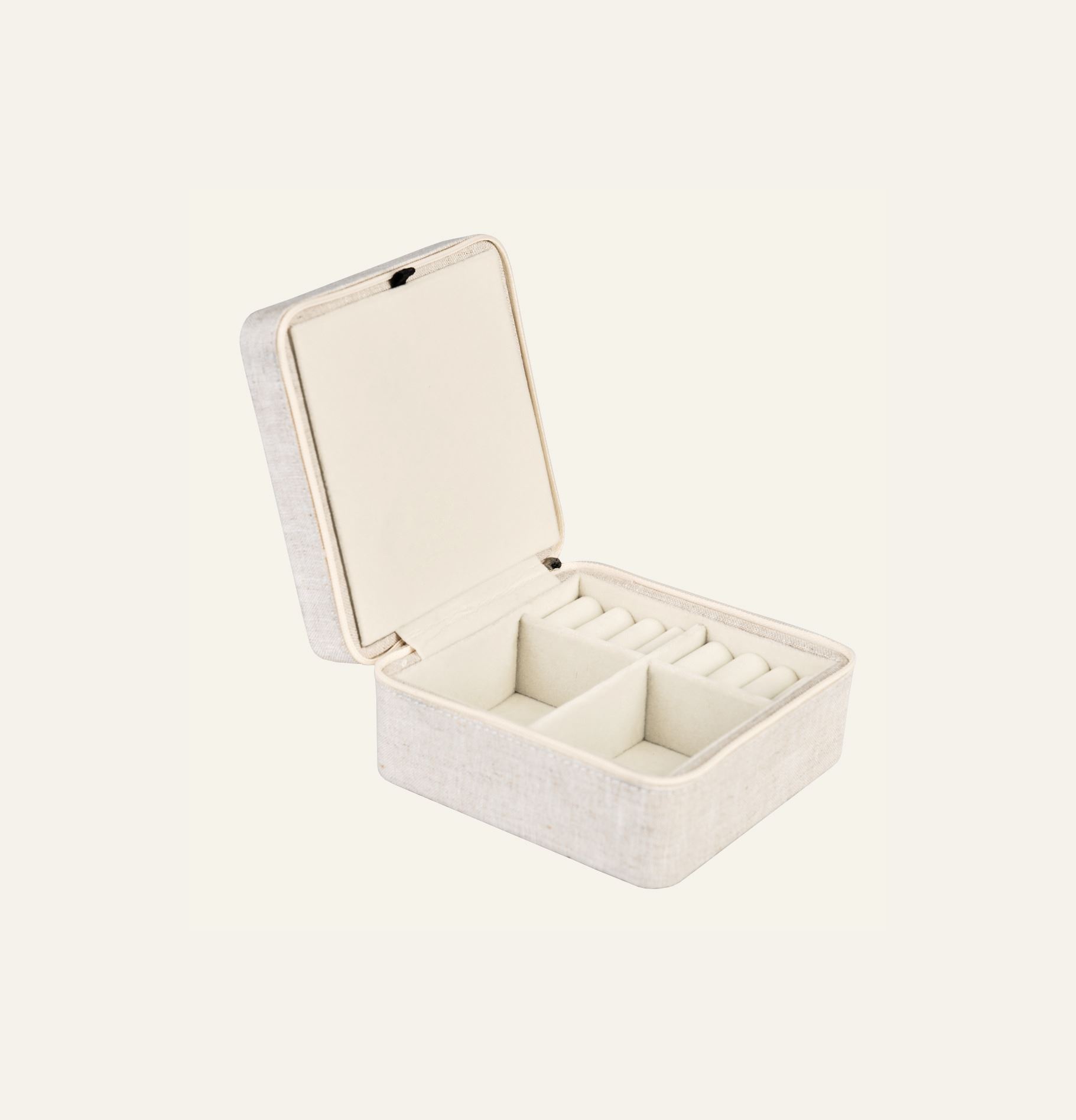 Smyckeskrin med dragkedja natur - 3