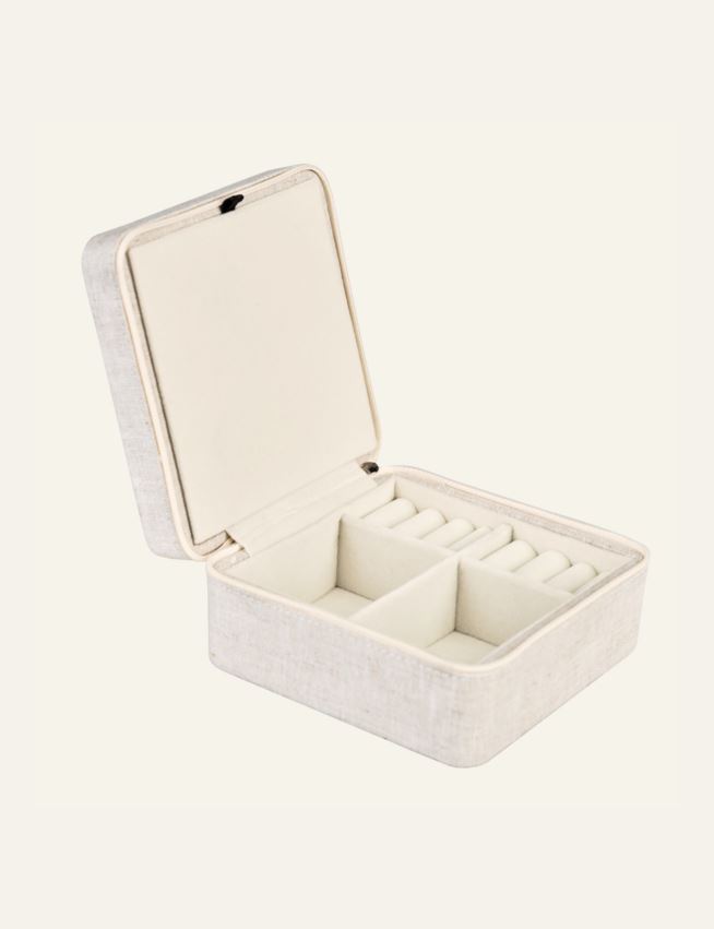 Smyckeskrin med dragkedja natur - 3