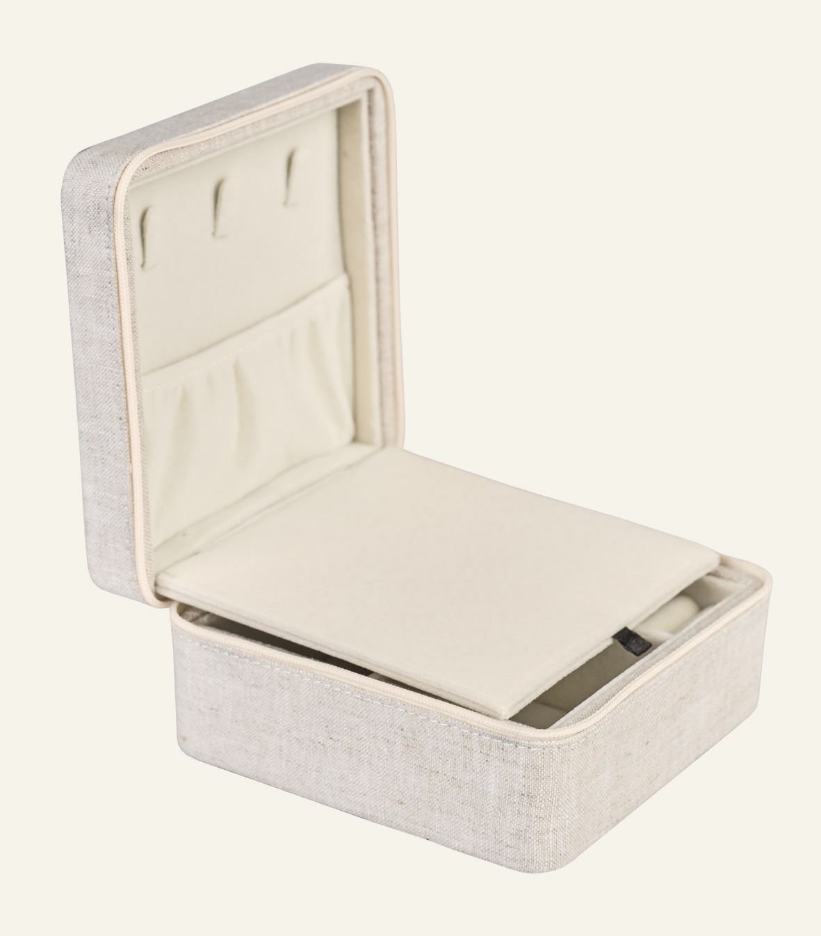 Smyckeskrin med dragkedja natur - 5