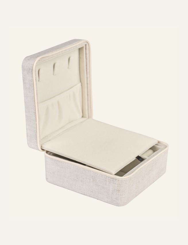 Smyckeskrin med dragkedja natur - 5