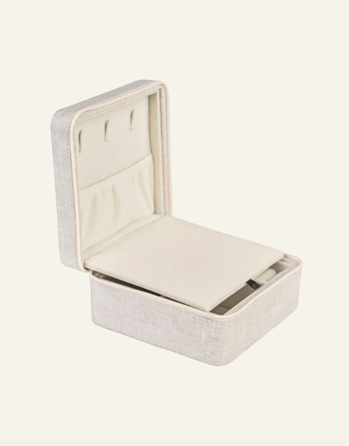 Smyckeskrin med dragkedja natur - 5