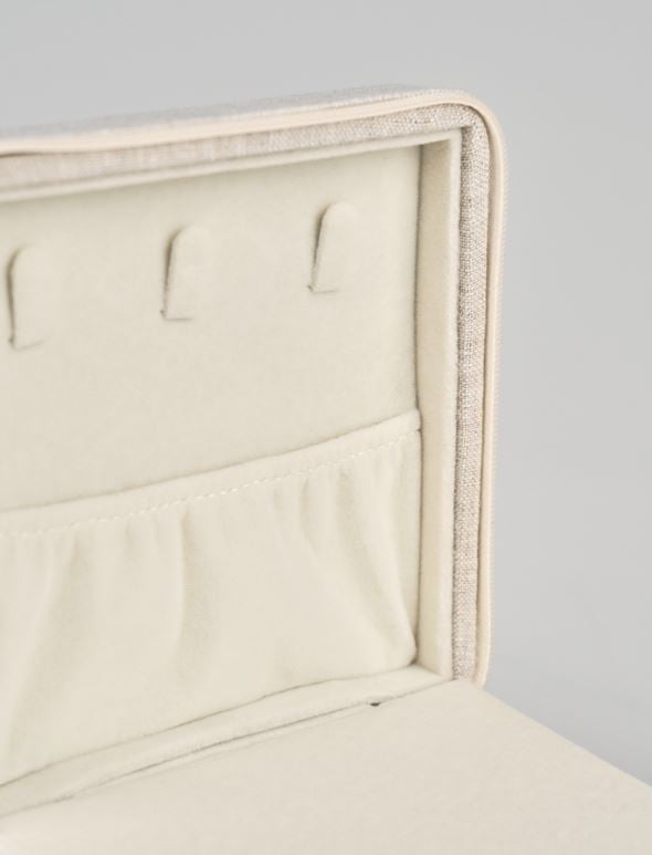 Smyckeskrin med dragkedja natur - 4