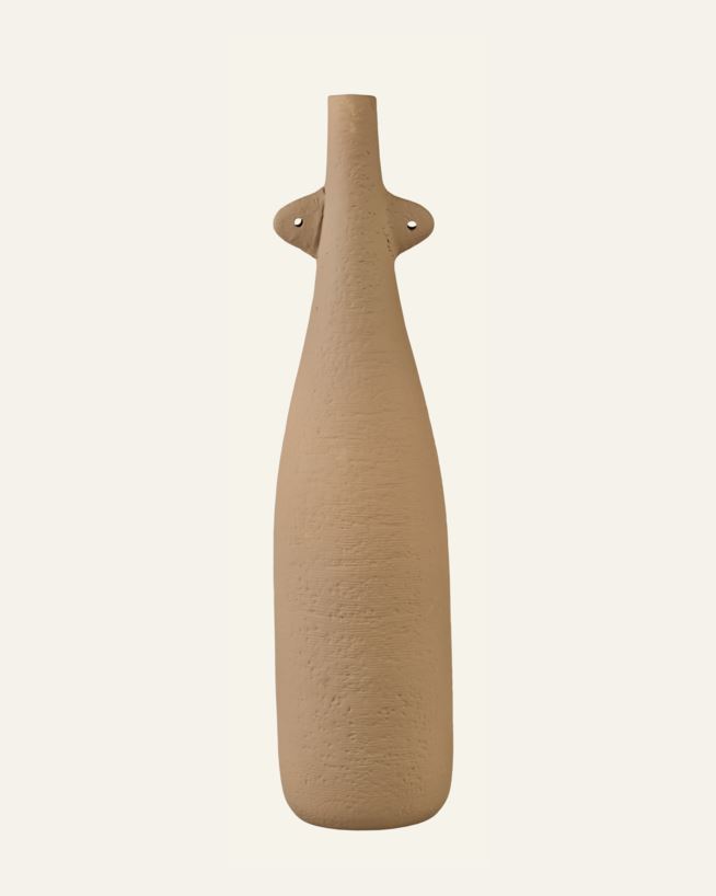 Vas beige - 11x11x47 cm beige - 1