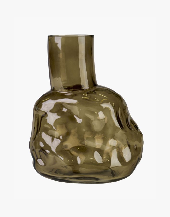 Vas brun - 19x16,5x24 cm brun - 1