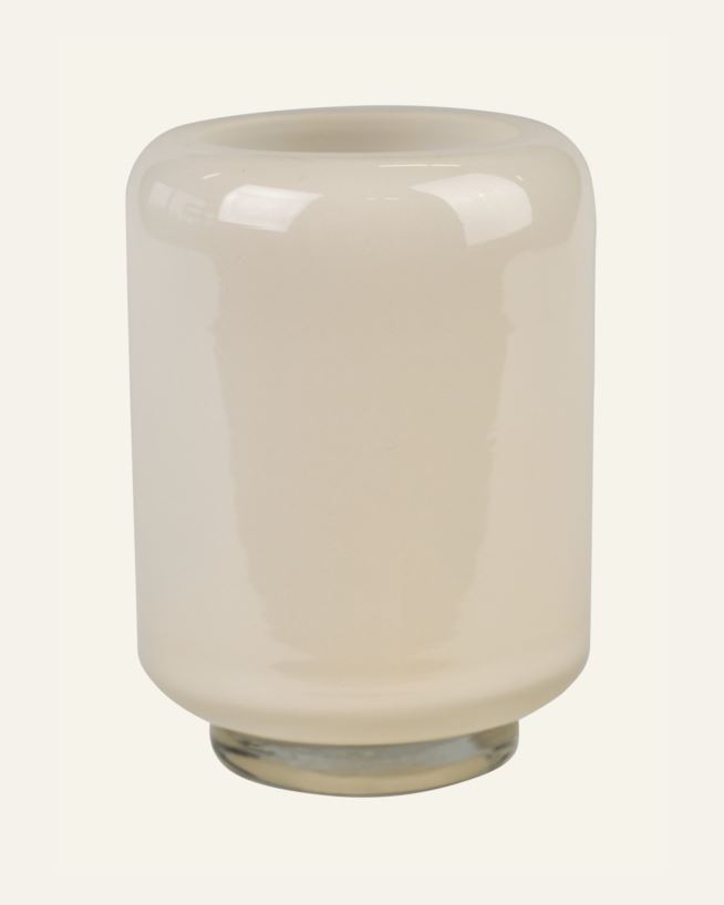 Värmeljushållare ljusbeige - 7x7x10 cm ljusbeige - 1
