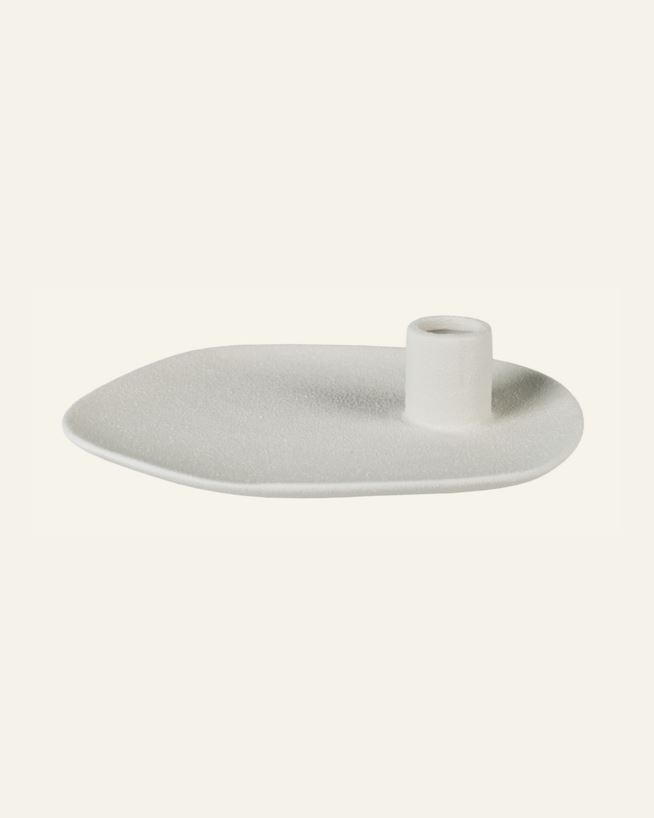 Ljusstake vit - 18x15,5x4 cm vit - 1