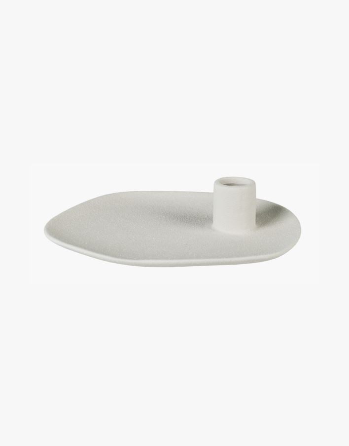 Ljusstake vit - 18x15,5x4 cm vit - 1