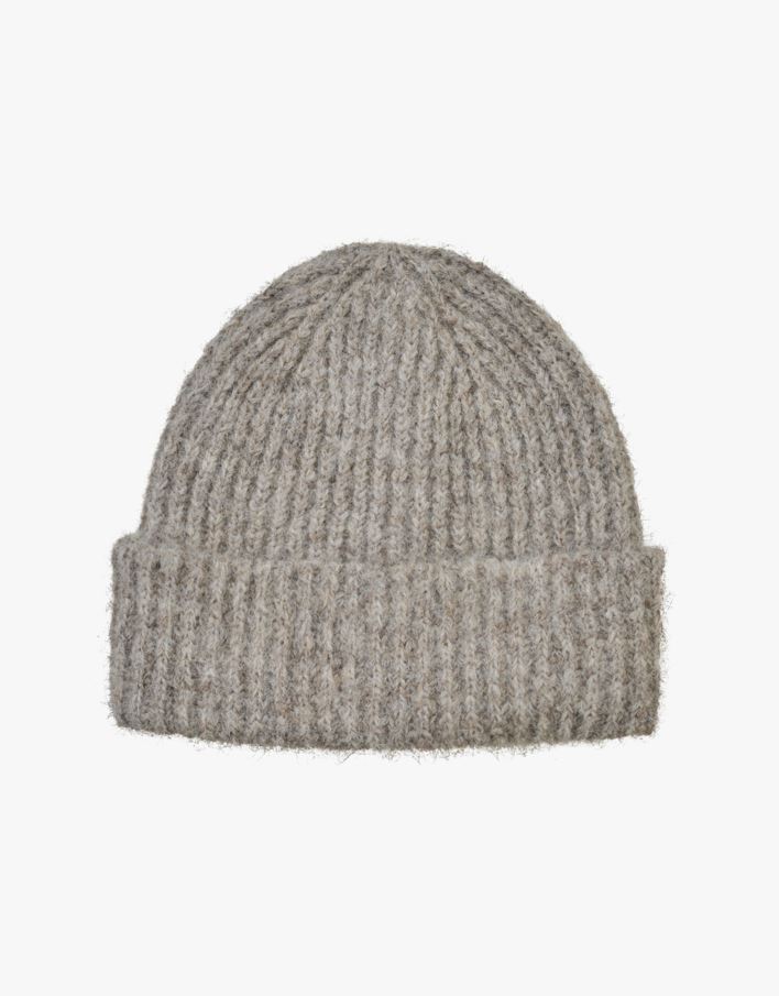 Stickad hatt sand - 23x25 cm sand - 1
