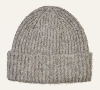 Willow stickad hatt sand