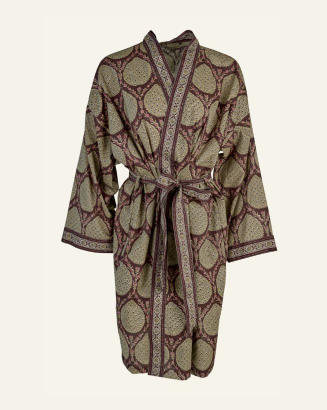 Kimono gammelrosa - one size gammelrosa - 1