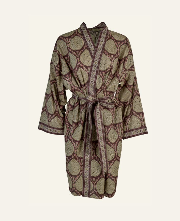 Kimono gammelrosa - one size gammelrosa - 1