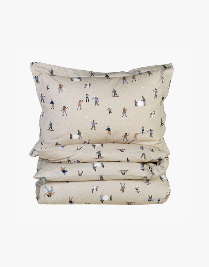 Påslakanset sand - 230x220+50x60 cm sand - 1