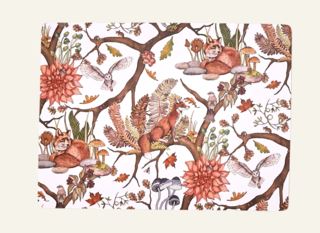 NW Foxy bordstablett multi/vit