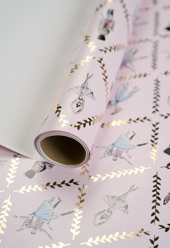 Presentpapper rosa - 70x300 cm rosa - 1