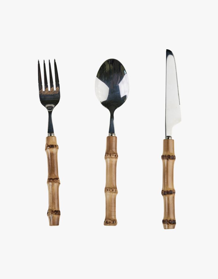 Bestick i 3 delar natur - 3 stk natur - 1