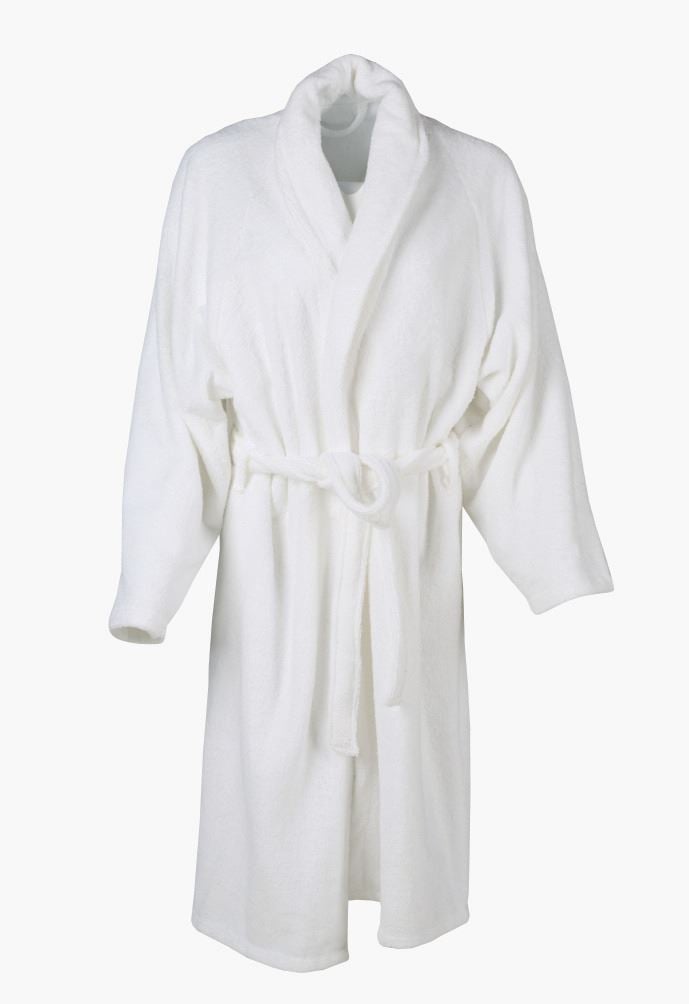 Morgonrock vit - 70x120 cm vit - 1