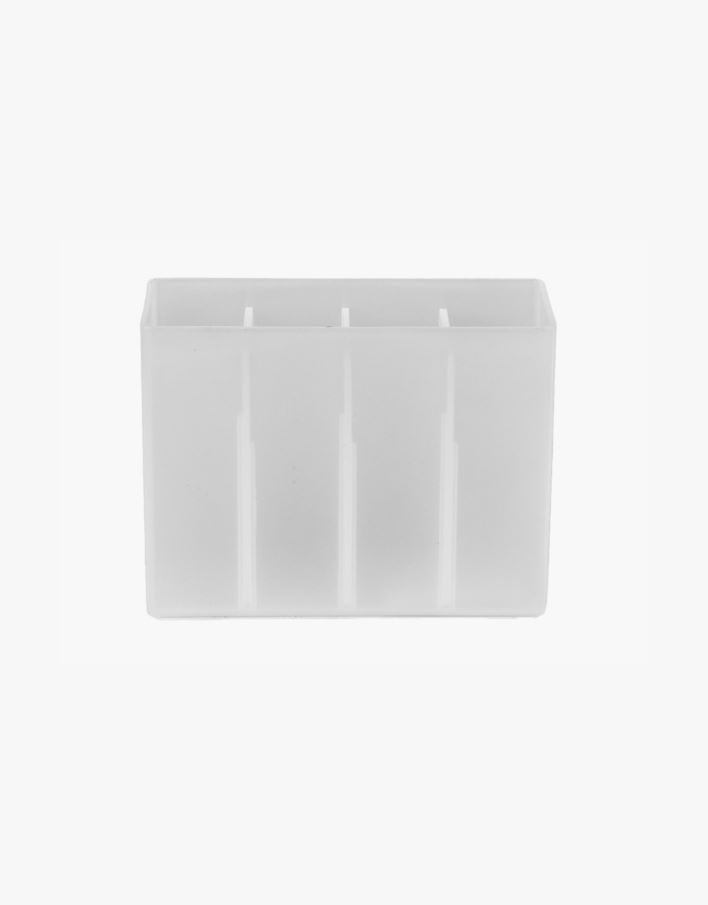 Förvaringslåda frostad - 5,6x13,5x10,2 cm frostad - 1
