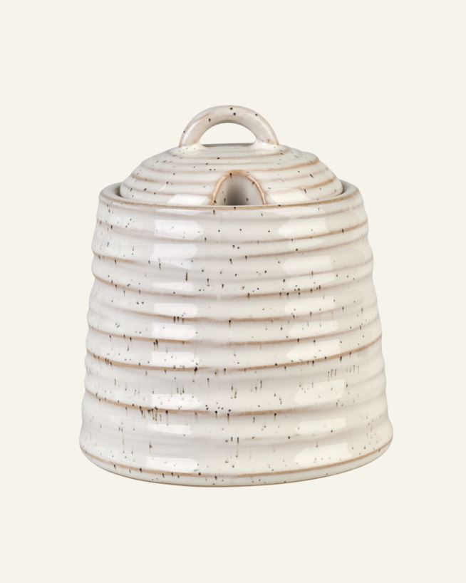 Sockerskål m/lock ljusbeige - 500 ml ljusbeige - 1