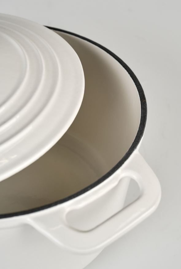 Gjutjärnsgryta rund creme - 5