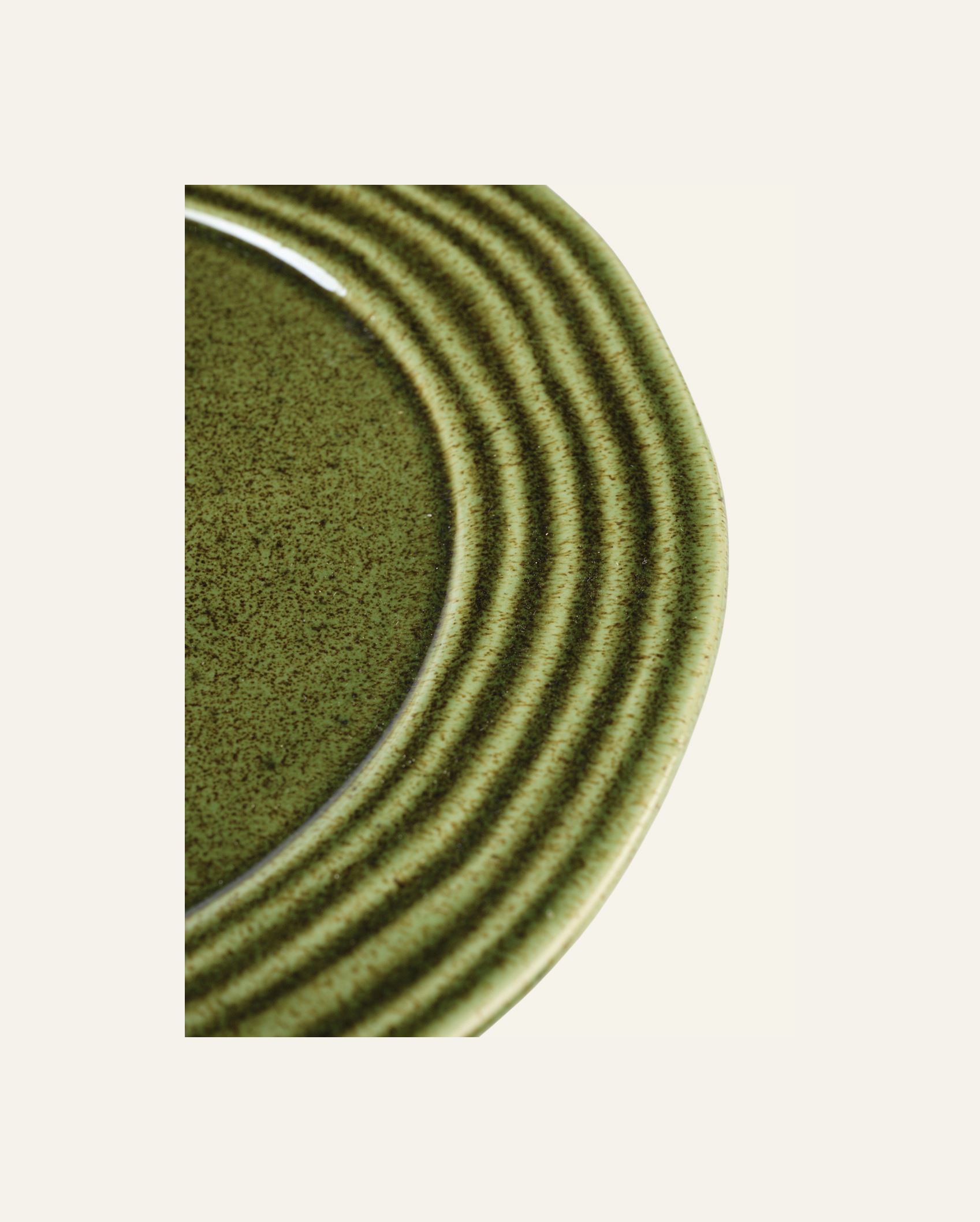 Middagstallrik grön - 4