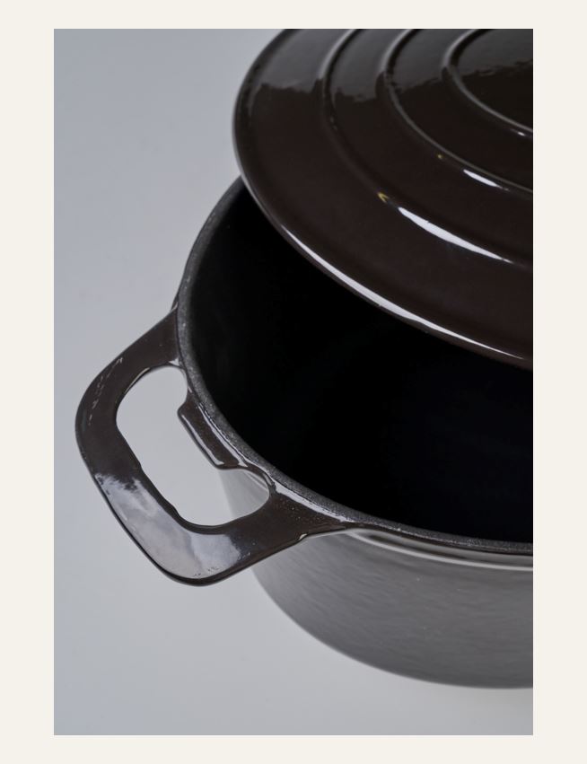 Gjutjärnsgryta oval svart - 2