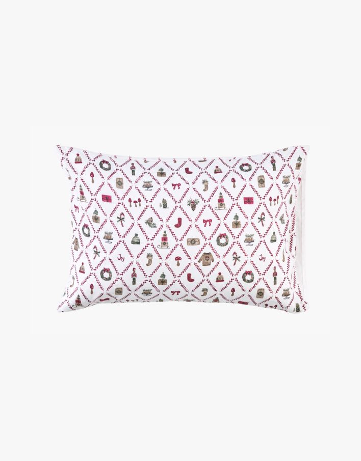 Örngott i flanell multi/röd - 50x90 cm multi/röd - 1