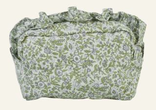 Silje ruffle Medium Necessär multi/grön