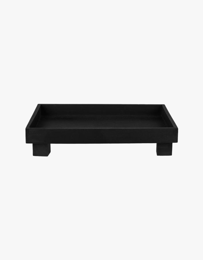 Bricka svart - 40x30x8 cm svart - 1