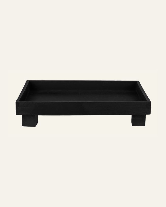 Bricka svart - 40x30x8 cm svart - 1