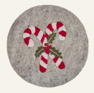 Candy cane grytunderlägg multi/grå