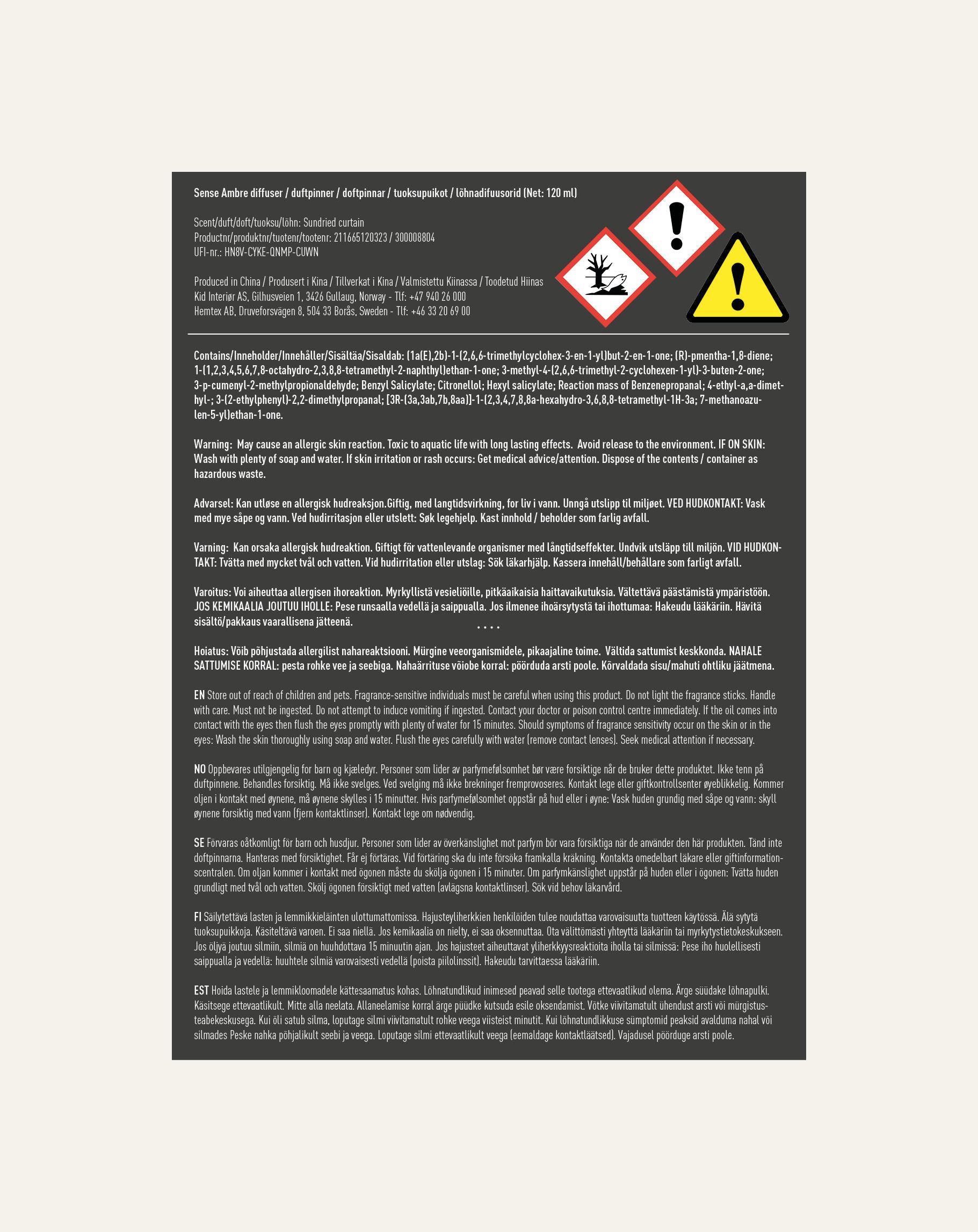 Doftpinnar multi/beige - 5