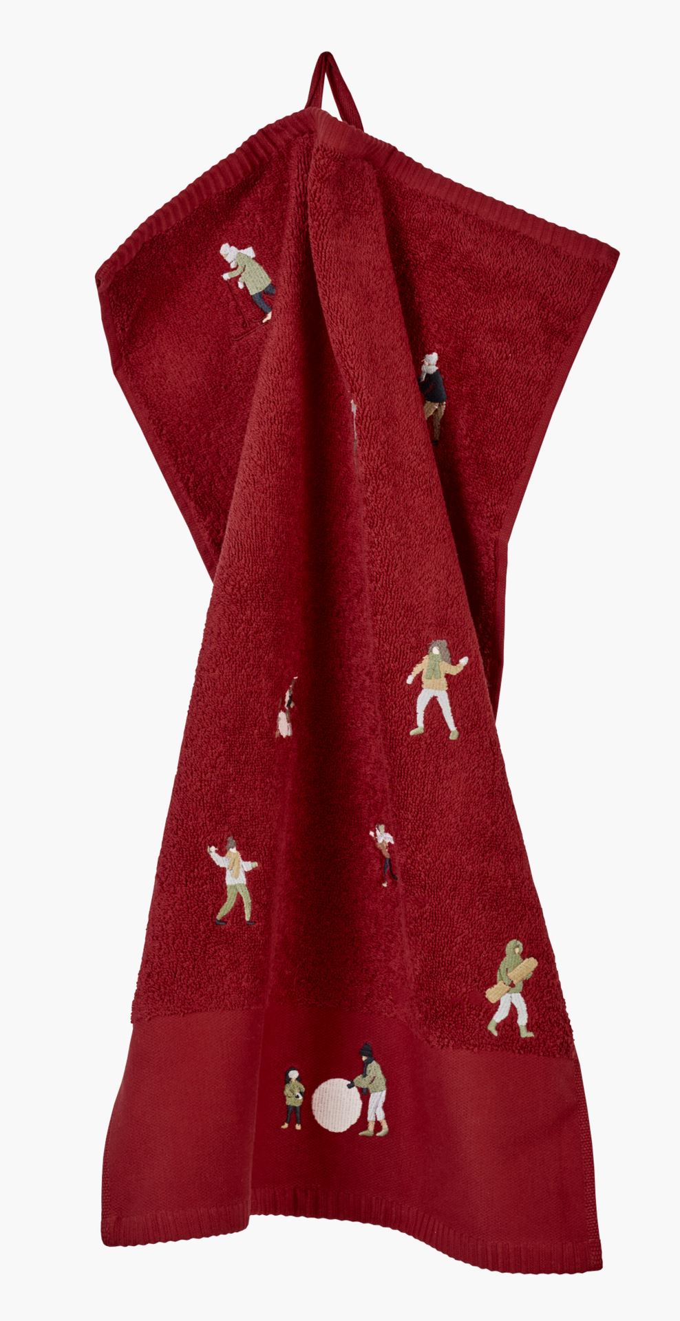 Handduk röd - 40x60 cm röd - 1