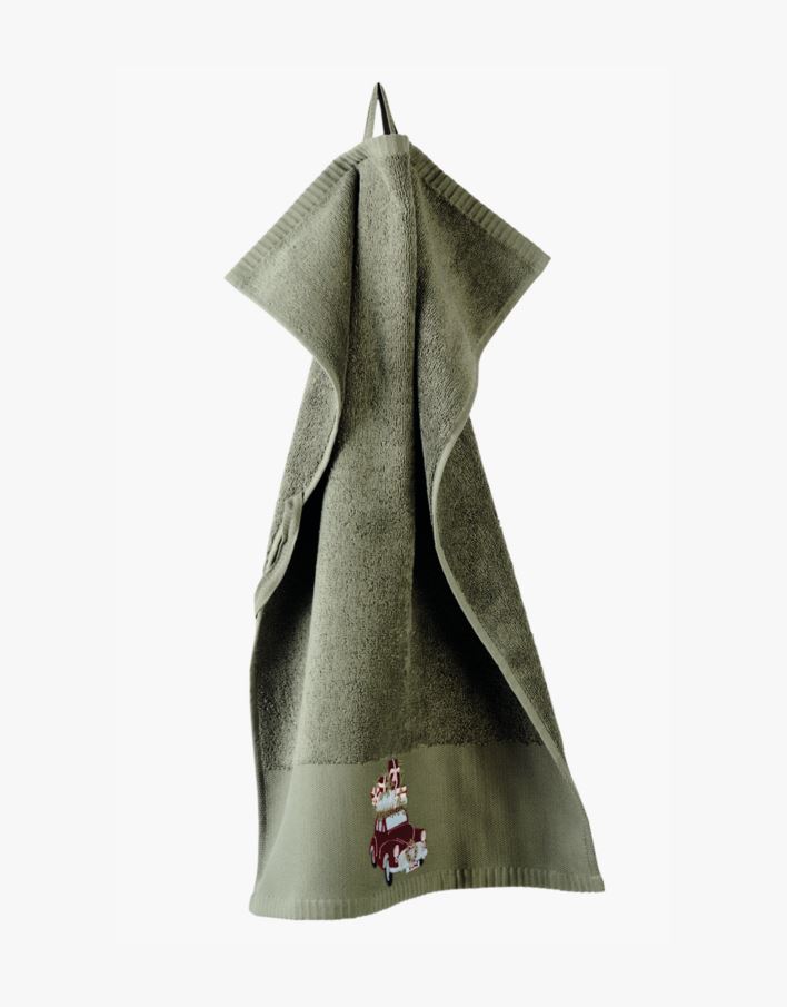 Handduk olivgrön - 40x60 cm olivgrön - 1