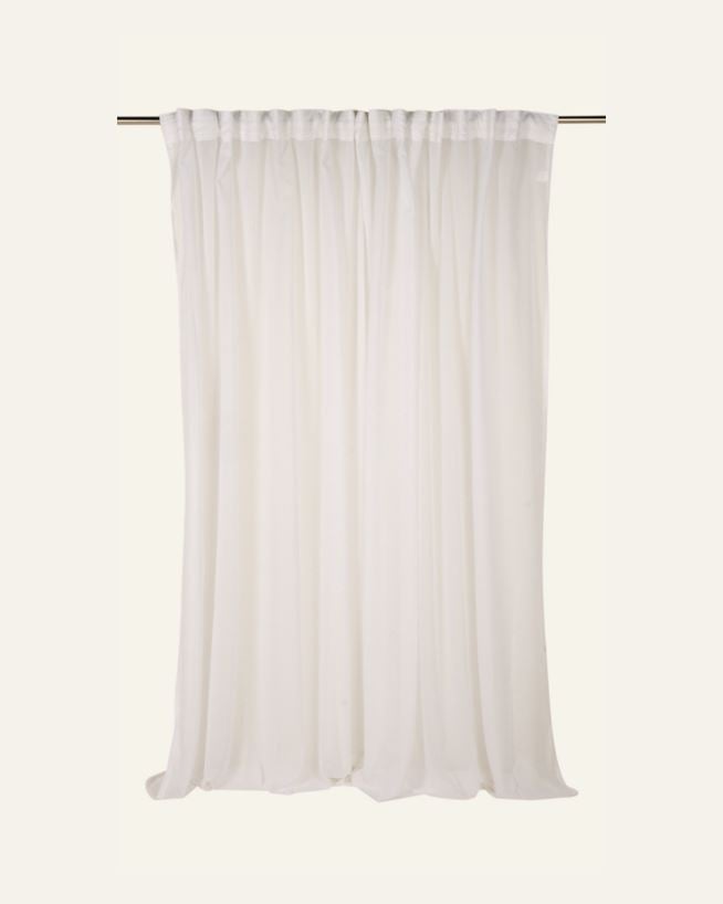 Extra bred gardin vit - 270x300 cm vit - 1