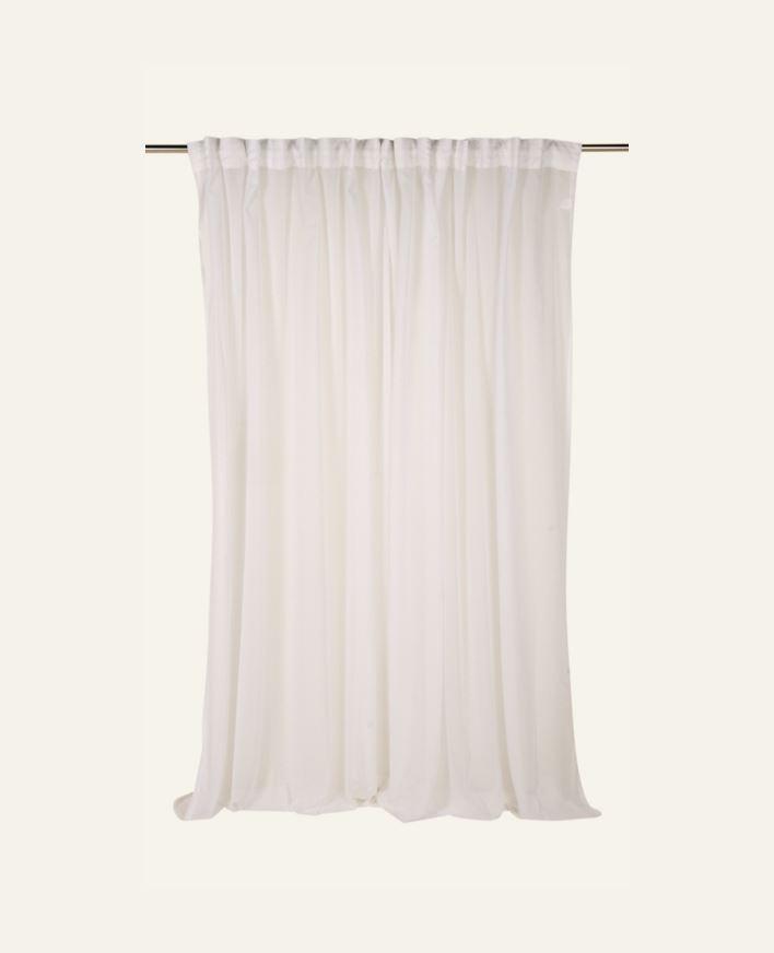 Extra bred gardin vit - 270x300 cm vit - 1