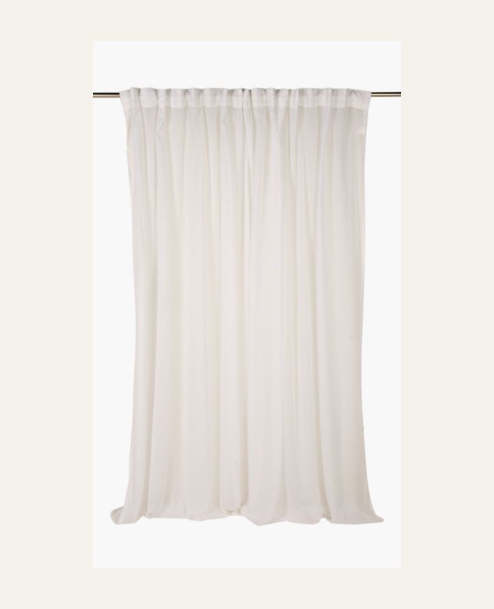 Extra bred gardin vit - 270x300 cm vit - 1