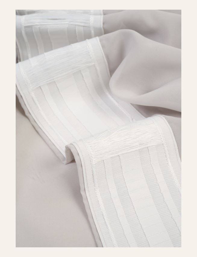 Extra bred gardin ljusgrå - 5