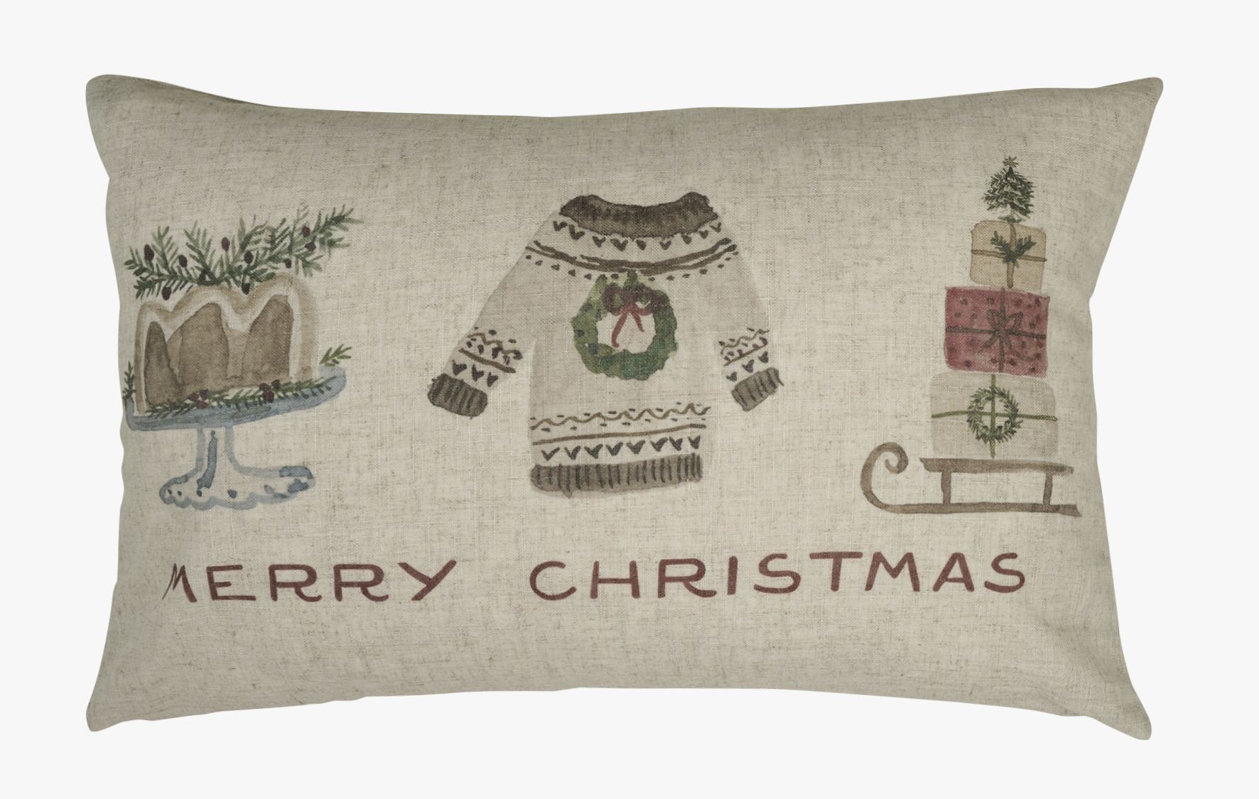 Prydnadskudde natur - 40x60 cm natur - 1