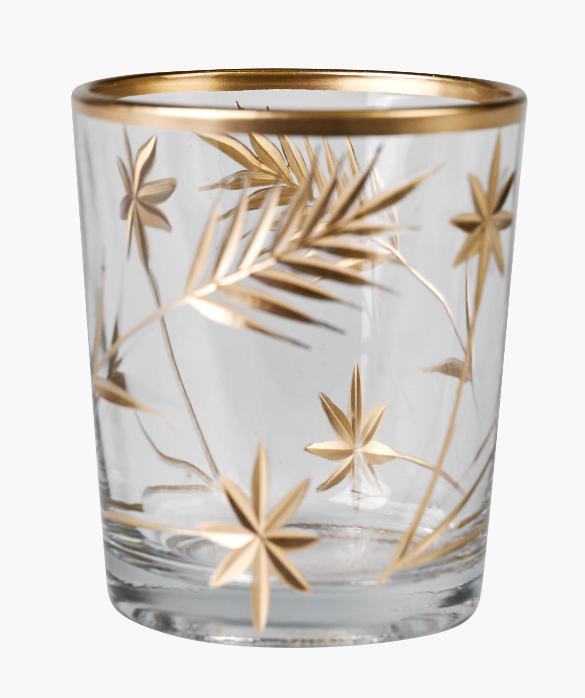 Värmeljushållare guld - 6,5x6,5x8 cm guld - 1