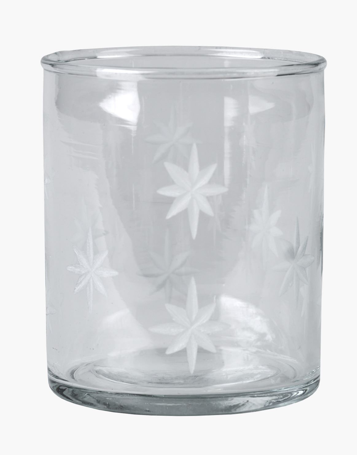 Värmeljushållare transparent - 7,5x7,5x9 cm transparent - 1