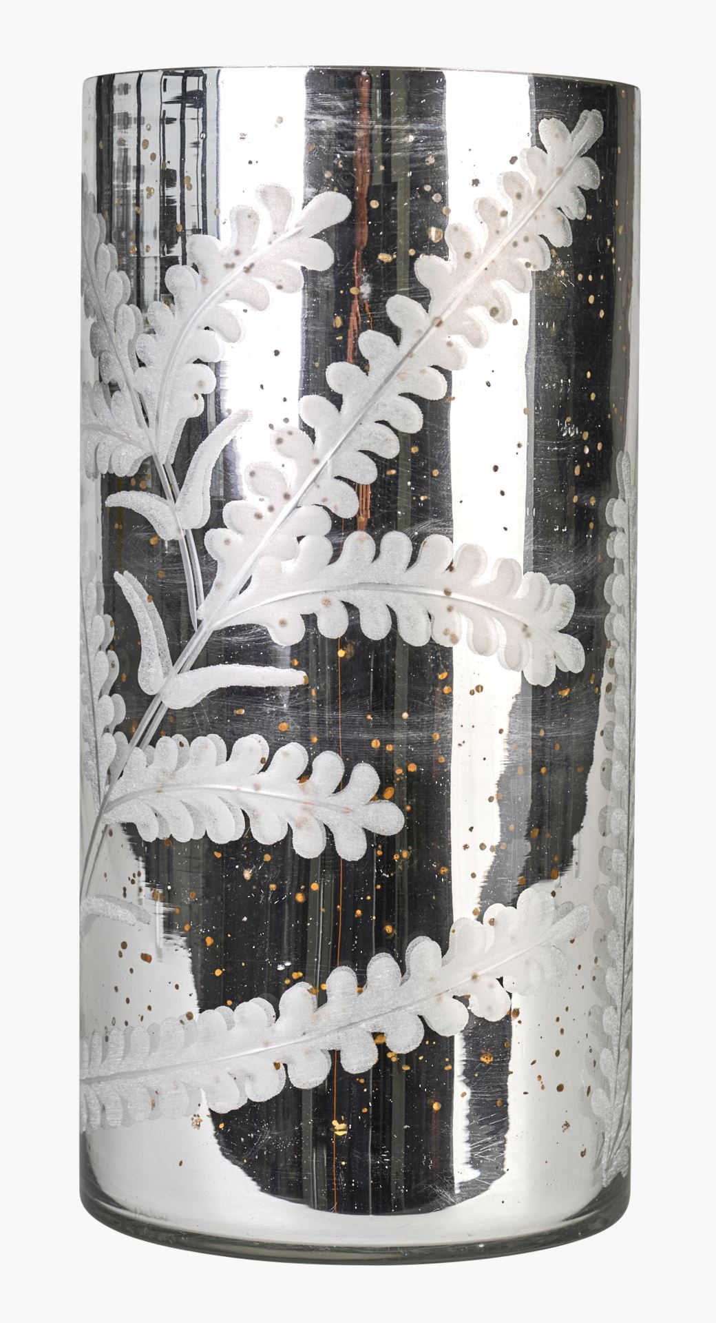 Värmeljushållare silver - 15x15x31 cm silver - 1