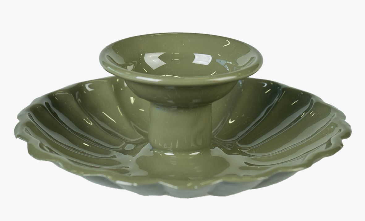 Ljushållare grön - 12x12x4,5 cm grön - 1