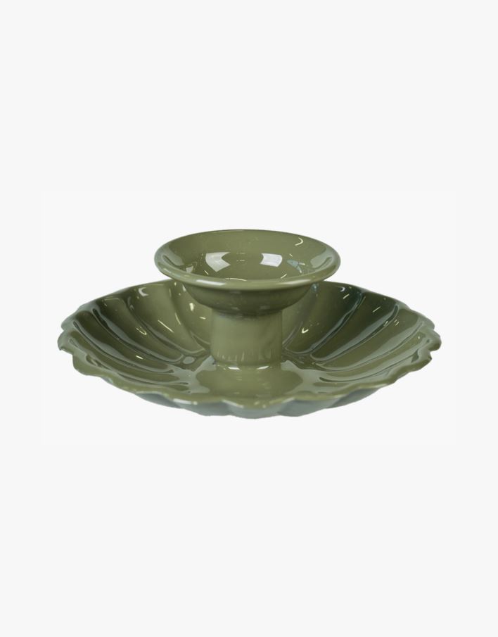 Ljushållare grön - 12x12x4,5 cm grön - 1