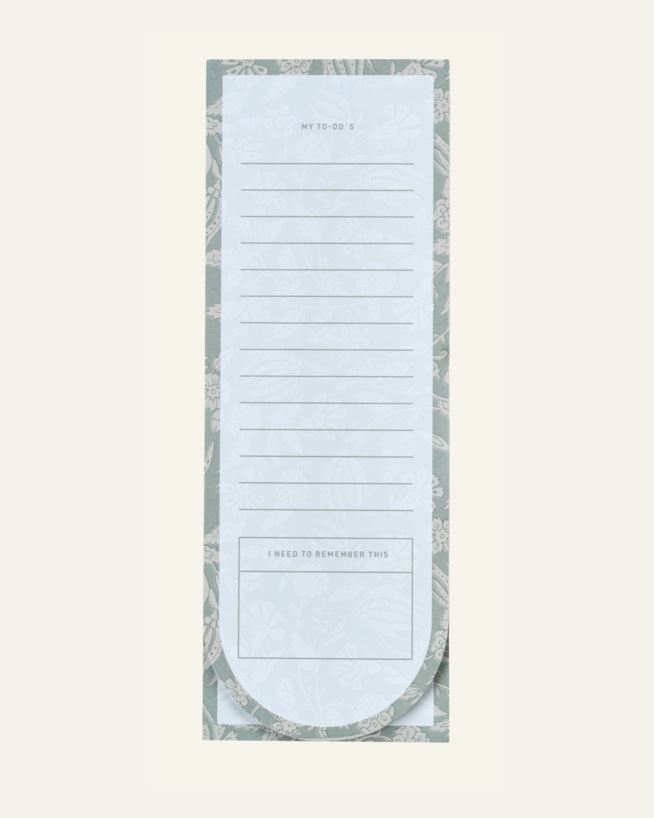 Anteckningsblock grön - 7,5x21x0,8 cm grön - 1