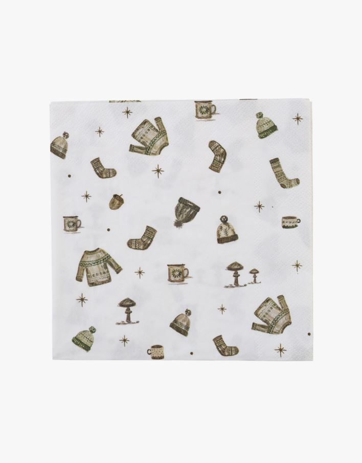 Pappersservetter multi - 33x33 cm multi - 1