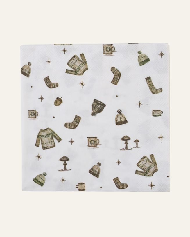 Pappersservetter multi - 33x33 cm multi - 1