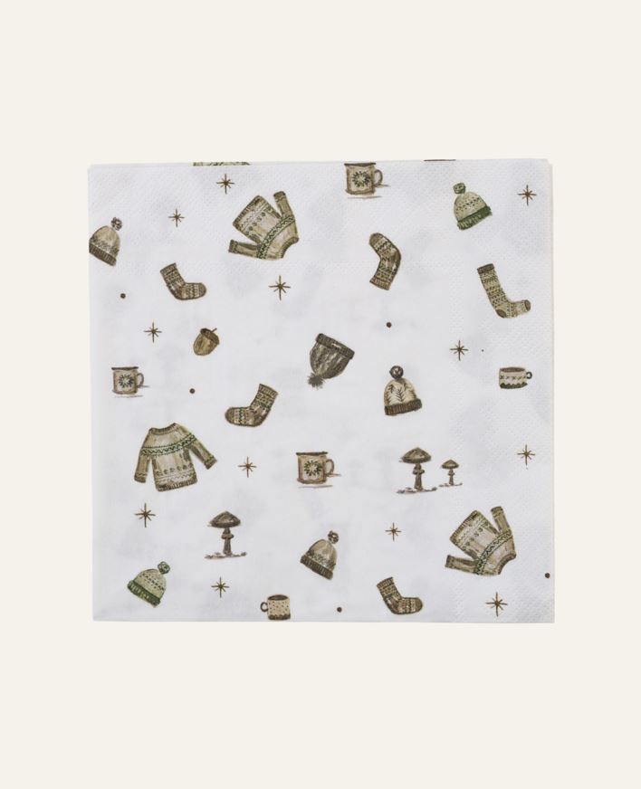 Pappersservetter multi - 33x33 cm multi - 1