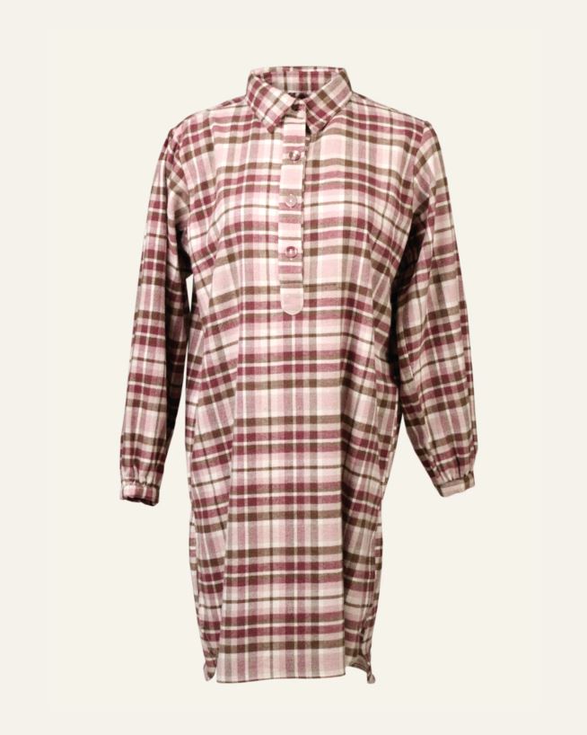 Nattskjorta multi/rosa - S/M multi/rosa - 1