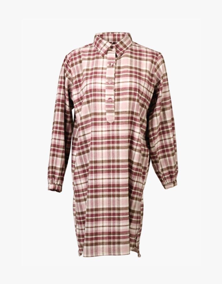 Nattskjorta multi/rosa - S/M multi/rosa - 1